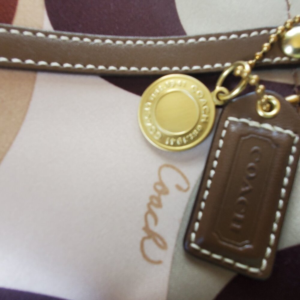 Coach Large Signature Sateen Multicolor Tote (C0768-11116) - Picture 11 of 12